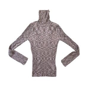 Anthropologie Pink & Green Turtleneck Sweater 💗💚